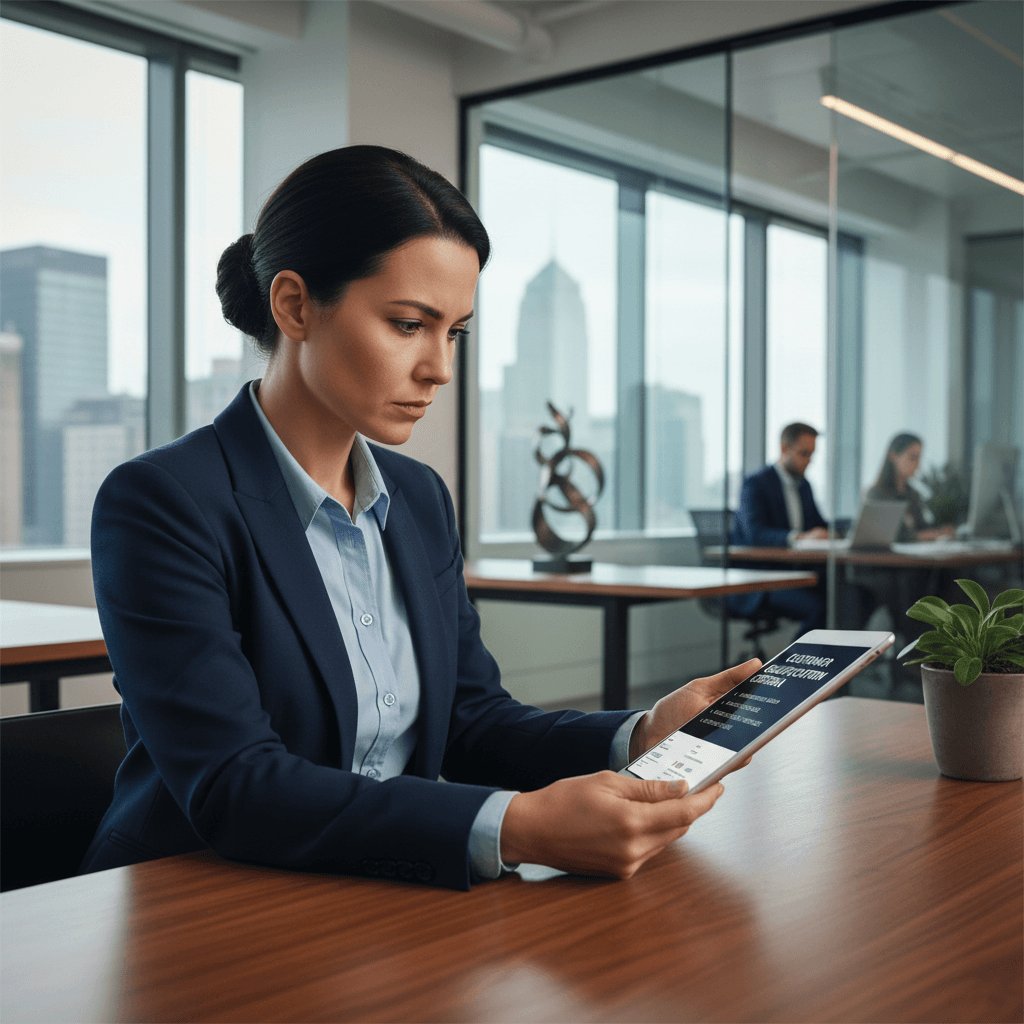Qualification process on tablet