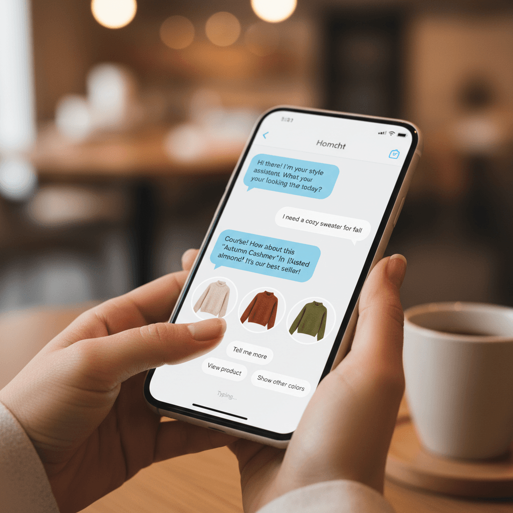 Lead capture in messaging app